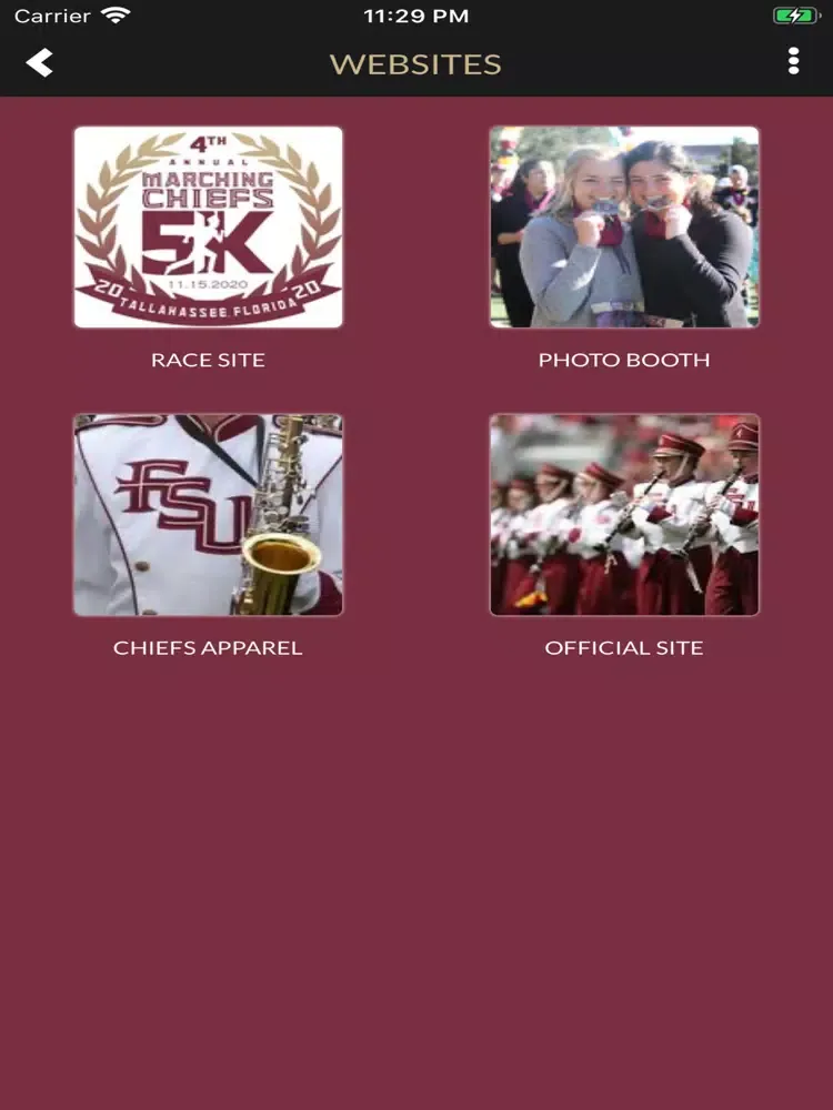 4th Annual Marching Chiefs 5K iPad  스크린샷
