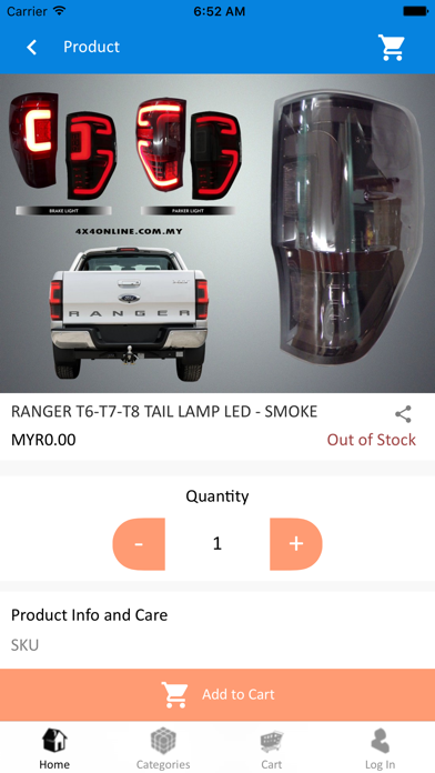 4x4 Online Store Screenshots