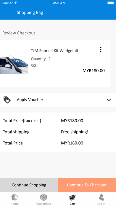 4x4 Online Store Screenshots