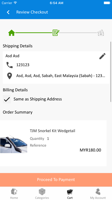 4x4 Online Store Screenshots
