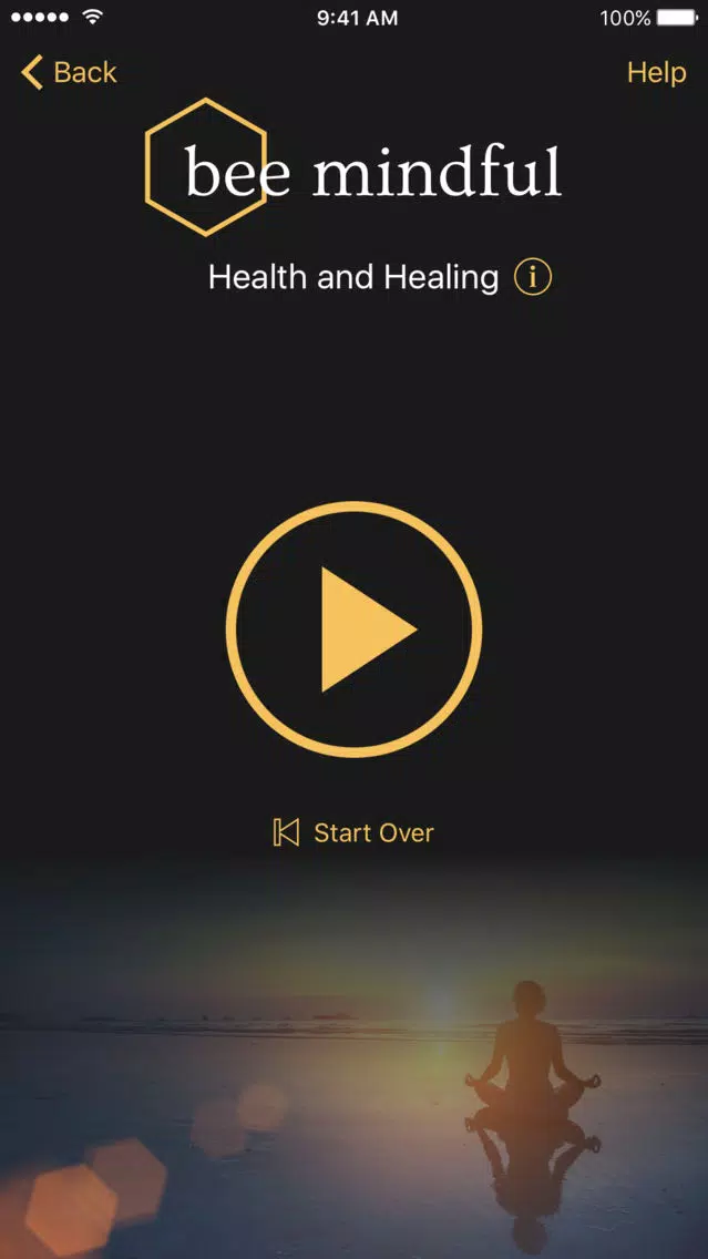 ภาพหน้าจอของ Bee Mindful – Yoga Nidra Meditation