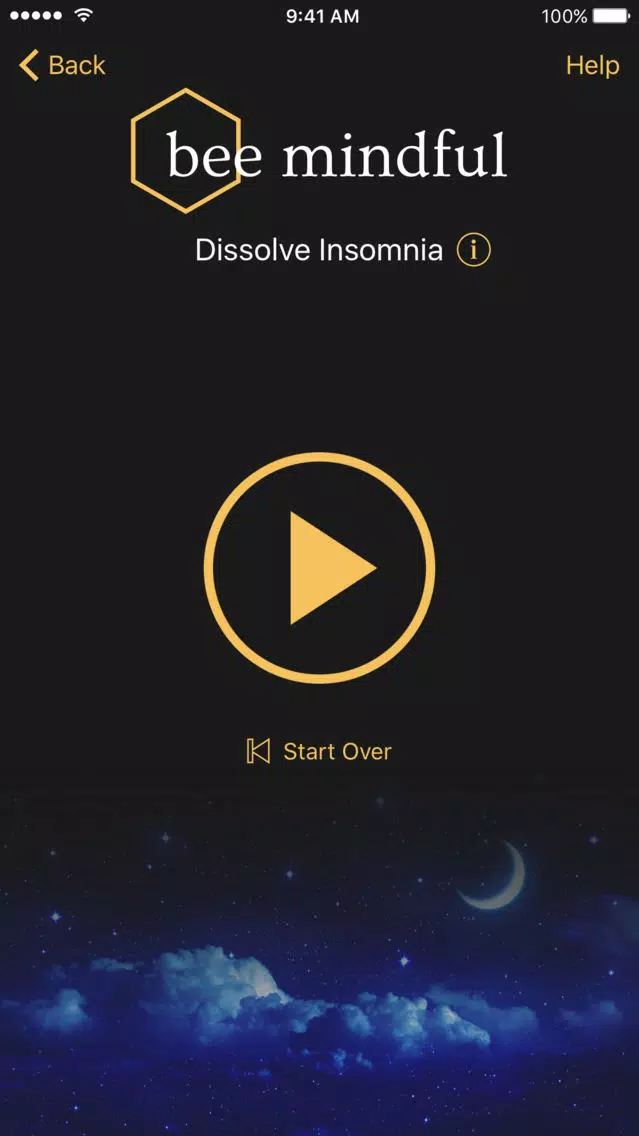 ภาพหน้าจอของ Bee Mindful – Yoga Nidra Meditation