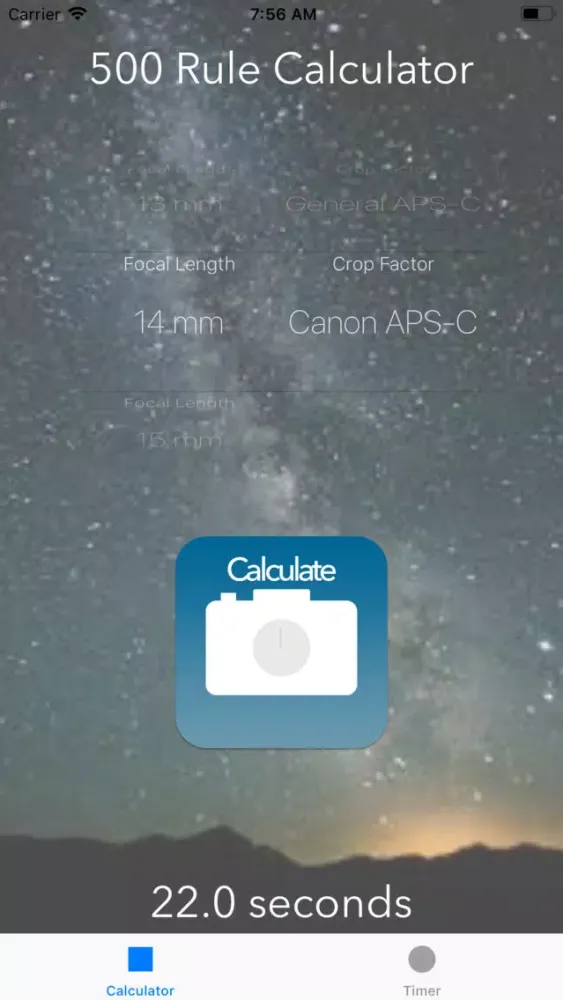 صور 500 Rule Calculator