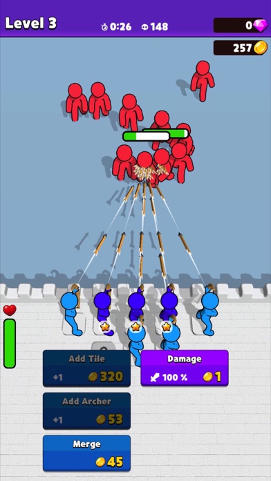 Tangkapan layar Archer Merge