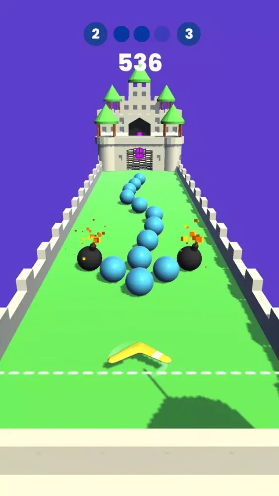 Capturas de tela do Castle Road