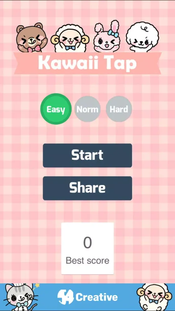 Tangkapan skrin Kawaii Tap – A memory game by touching cute little animals!