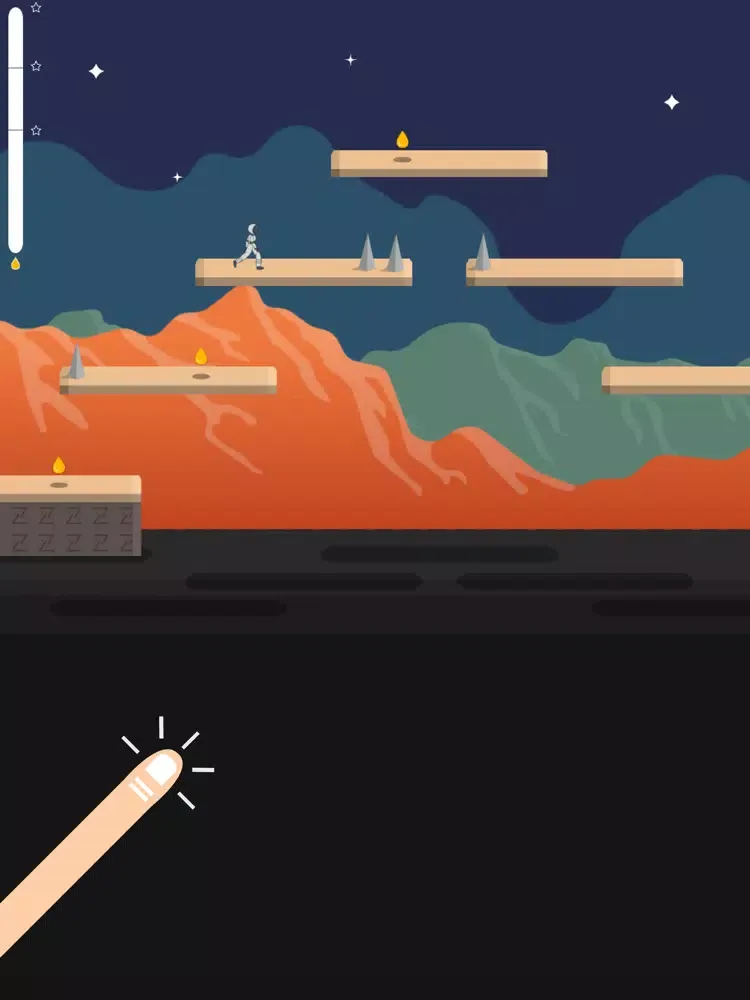 Space Force: Simple Platformer iPad  سکرین شاٹس