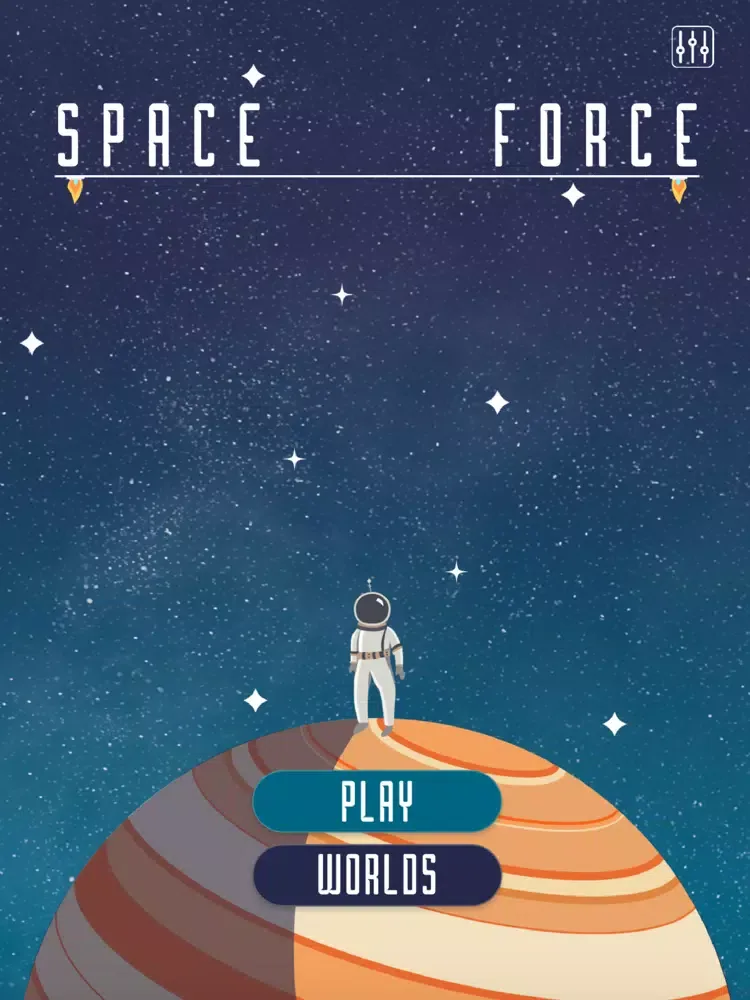 Space Force: Simple Platformer iPad  سکرین شاٹس