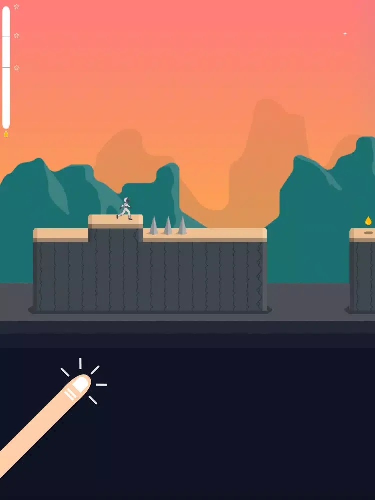Space Force: Simple Platformer iPad  سکرین شاٹس