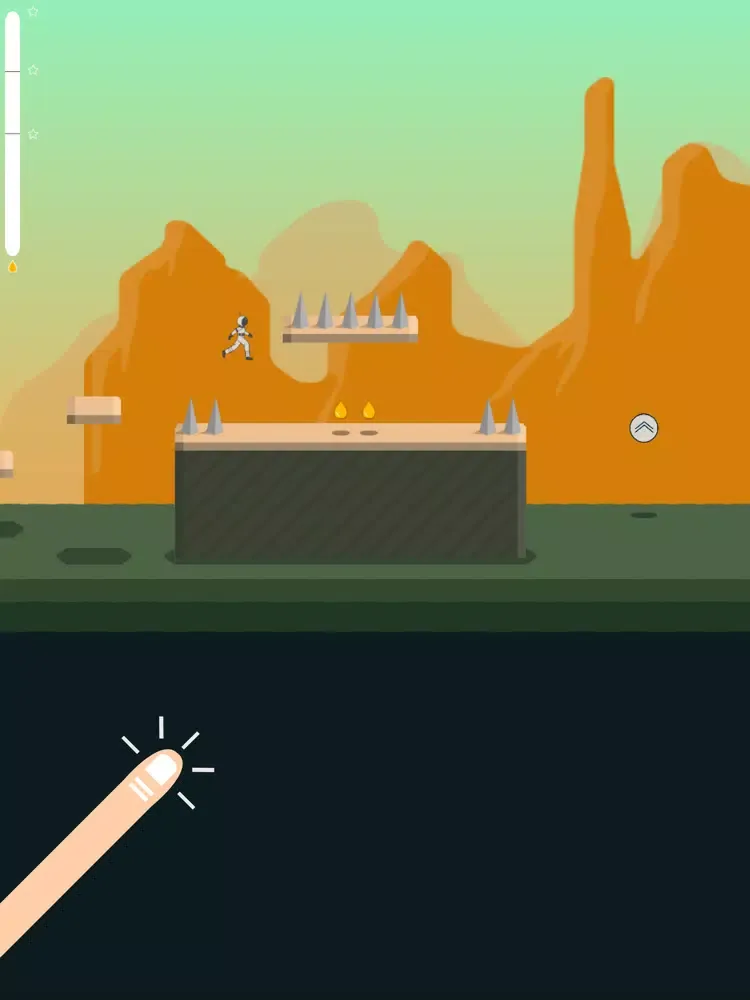 Space Force: Simple Platformer iPad  سکرین شاٹس