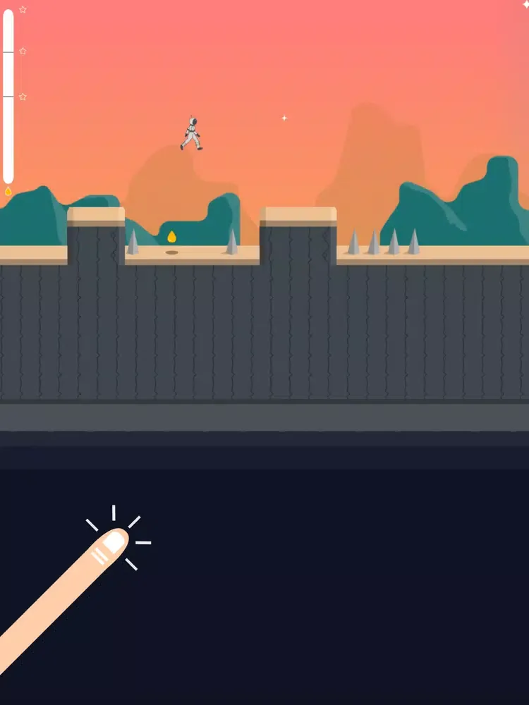 Space Force: Simple Platformer iPad  سکرین شاٹس