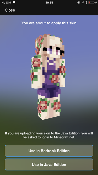 Minecraft: Skin Studio سکرین شاٹس
