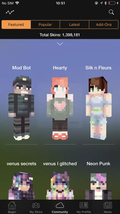 Minecraft: Skin Studio应用截图