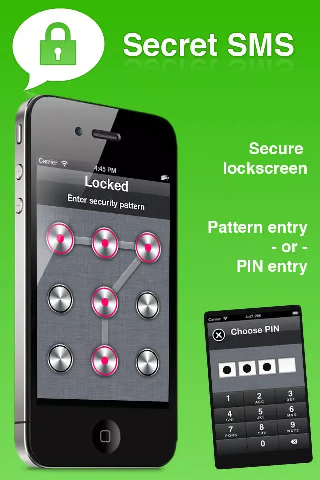 Secret SMS - Protect your private messages! Screenshots