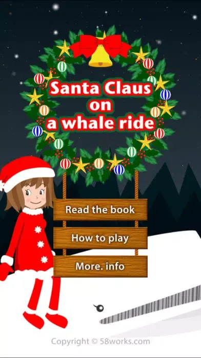 Captures d'écran de Santa Claus on a whale ride