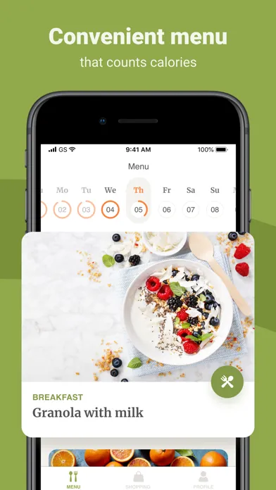 PEP: Diet - Healthy meal plan Ekran Görüntüleri