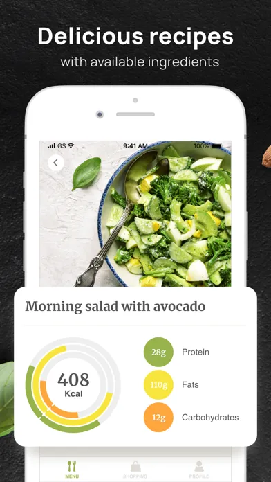 Captures d'écran de PEP: Keto - Diet plan tracker