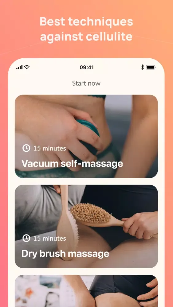 Zrzuty ekranu PEP: Self-massage for body