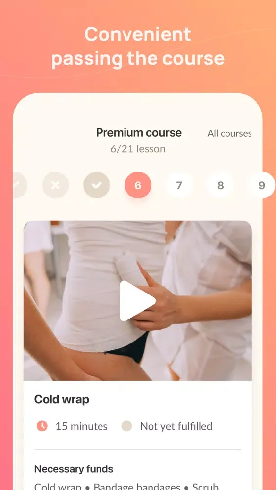 Zrzuty ekranu PEP: Self-massage for body