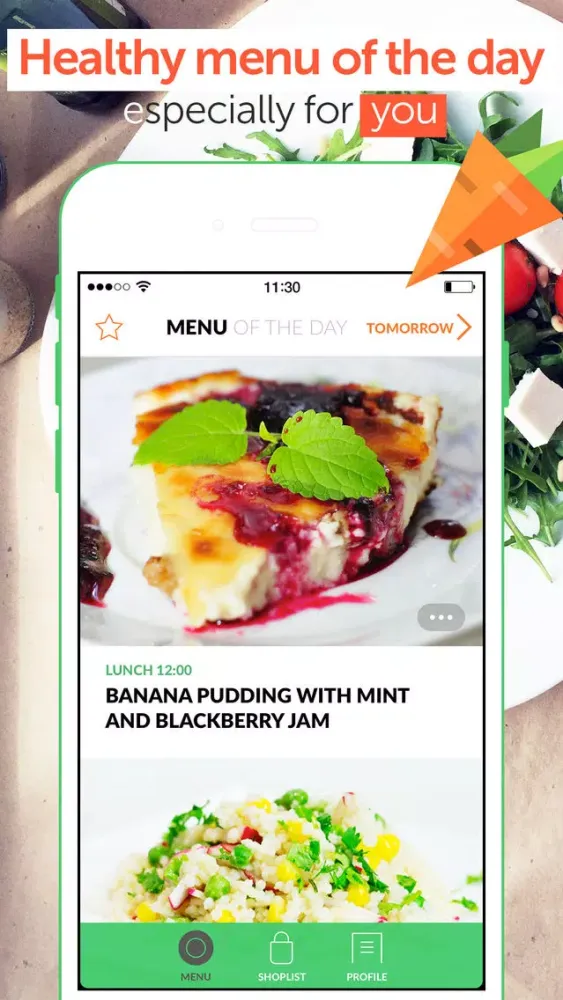صور PEP: Vegetarian recipes — menu for the day