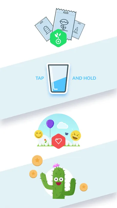 Capturas de tela do PEP: Drink the Water & balance