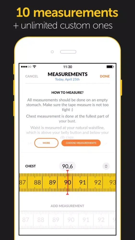 PEP: Metrics for Men應用截圖