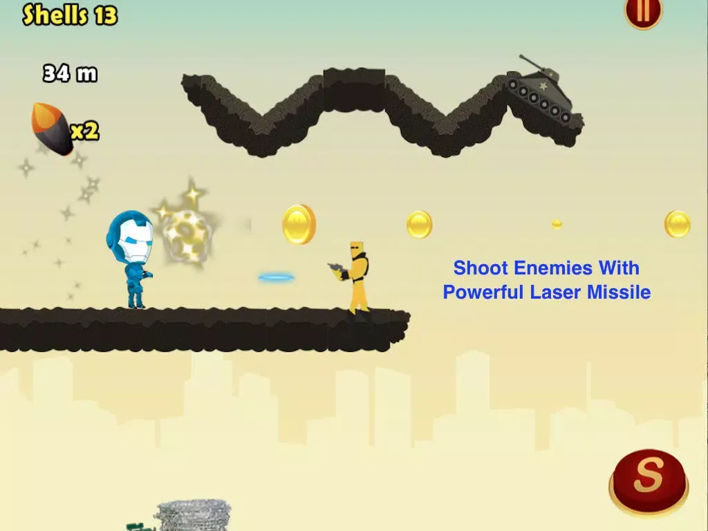 Capturas de tela do Blue Steel - Shoot and Run Free iPad 