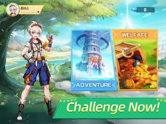 Ảnh chụp màn hình của Azure Wizard Z:Adventure RPG iPad 