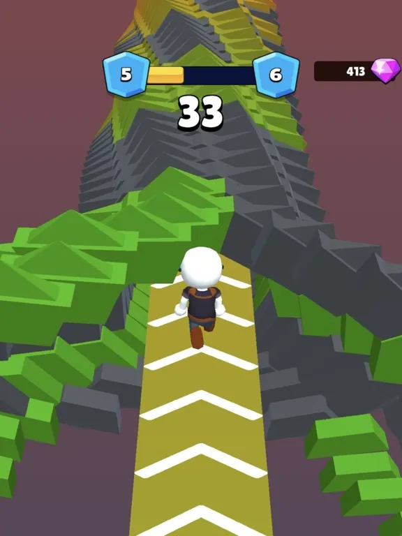 Tangkapan layar Stack Man Speed Subway Fun Run iPad 