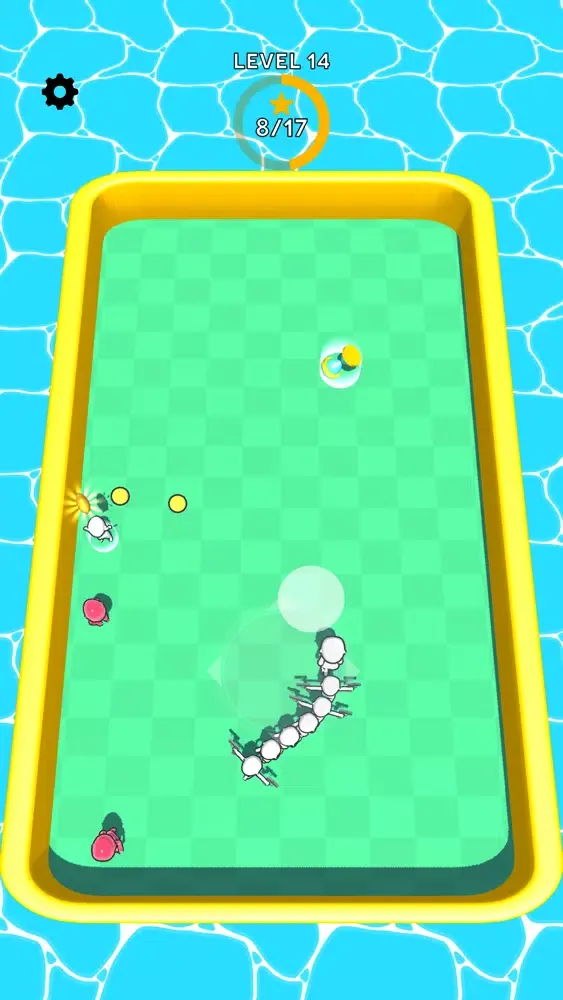 Capturas de tela do Human Snake!