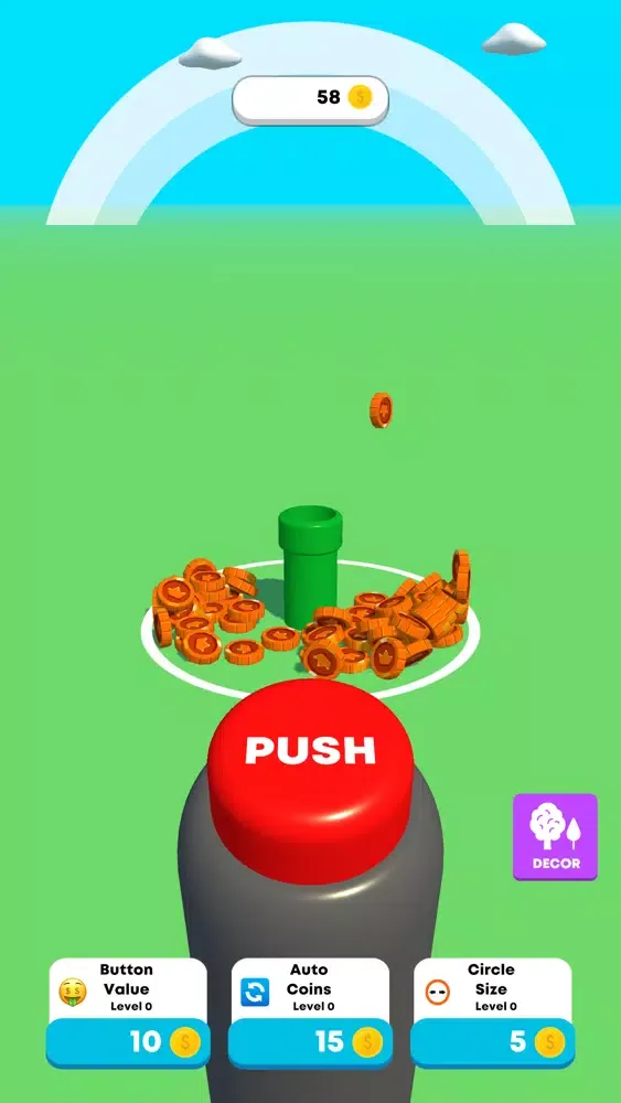 Idle Coin Button Screenshots