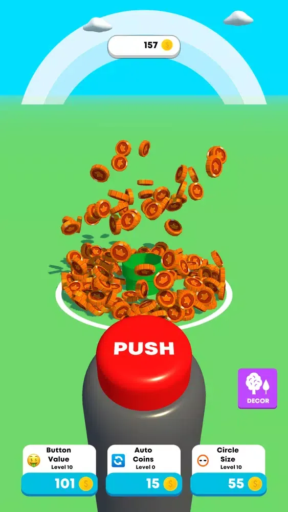 Idle Coin Button Screenshots