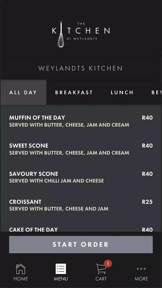 The Kitchen at Weylandts سکرین شاٹس