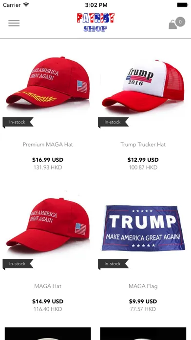 Screenshot di Patriot Shop: Buy USA Products Love American Gifts