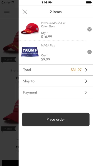 Screenshot di Patriot Shop: Buy USA Products Love American Gifts