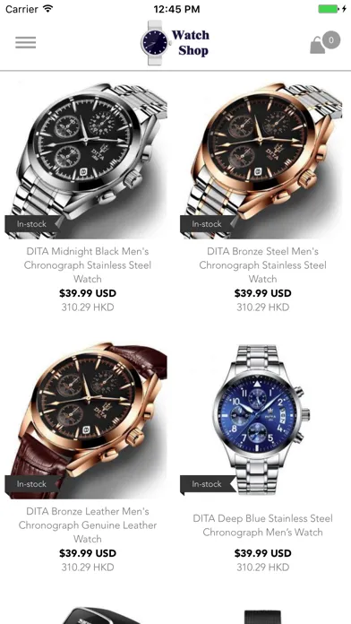 Ảnh chụp màn hình của Watch Shop by 5mina:  Buy Luxury, Discount Watches