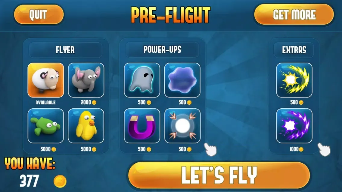 Capturas de pantalla de Flappy Animals: Sheep, Elephant, Fish