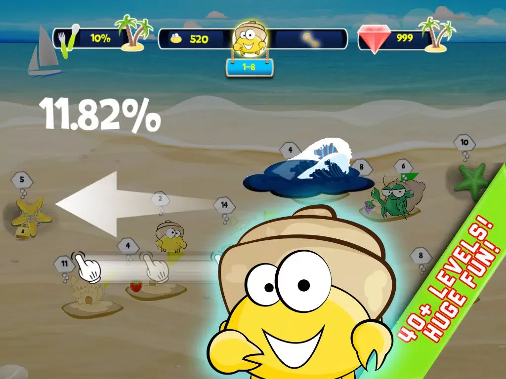 Krabby War iPad  سکرین شاٹس