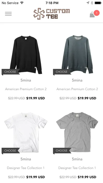 Custom Tees by 5mina سکرین شاٹس