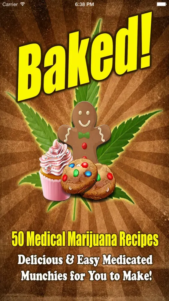 Capturas de tela do Baked! - 50 New Medical Marijuana Cookbook Recipes