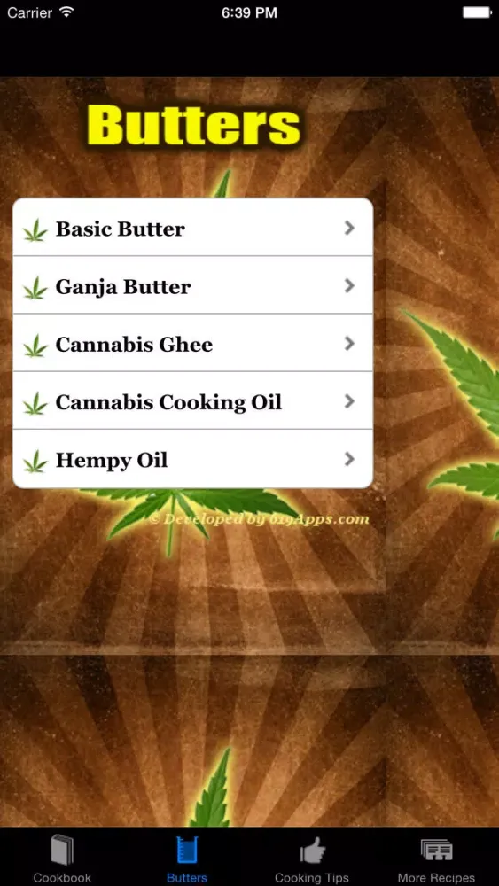 Capturas de tela do Baked! - 50 New Medical Marijuana Cookbook Recipes