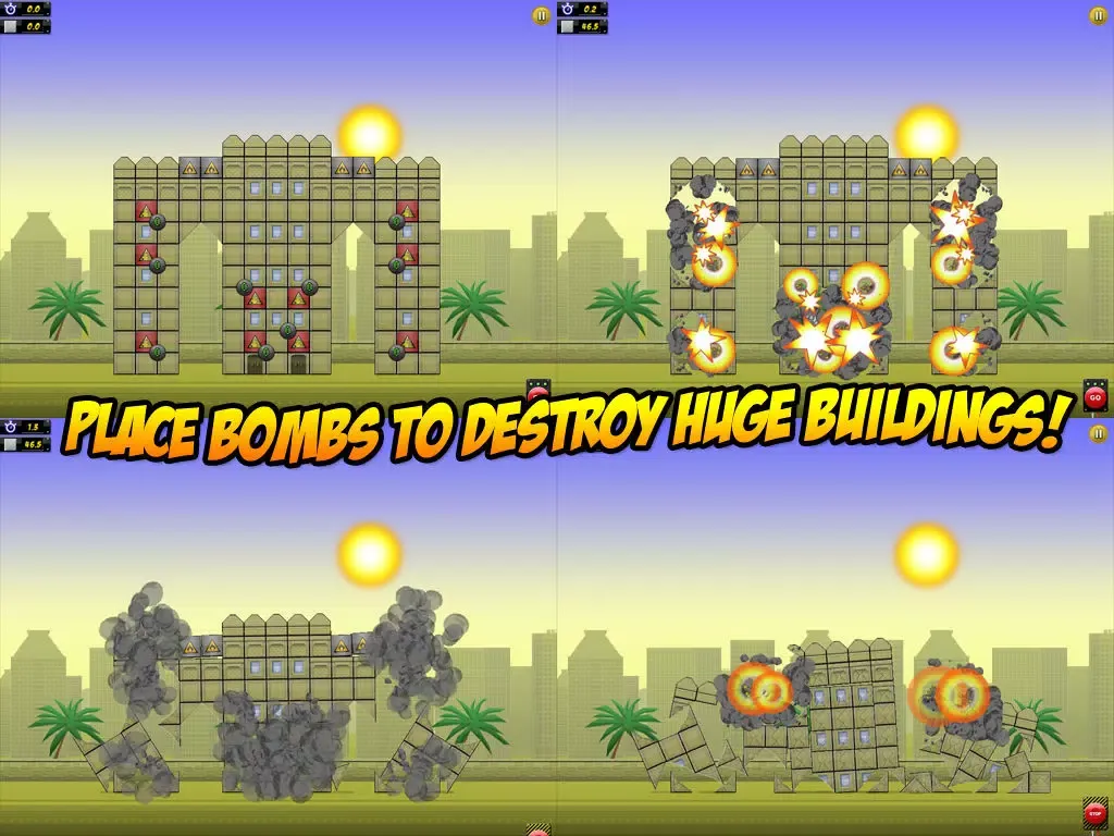 Capturas de tela do Monster Crush - Demolition iPad 
