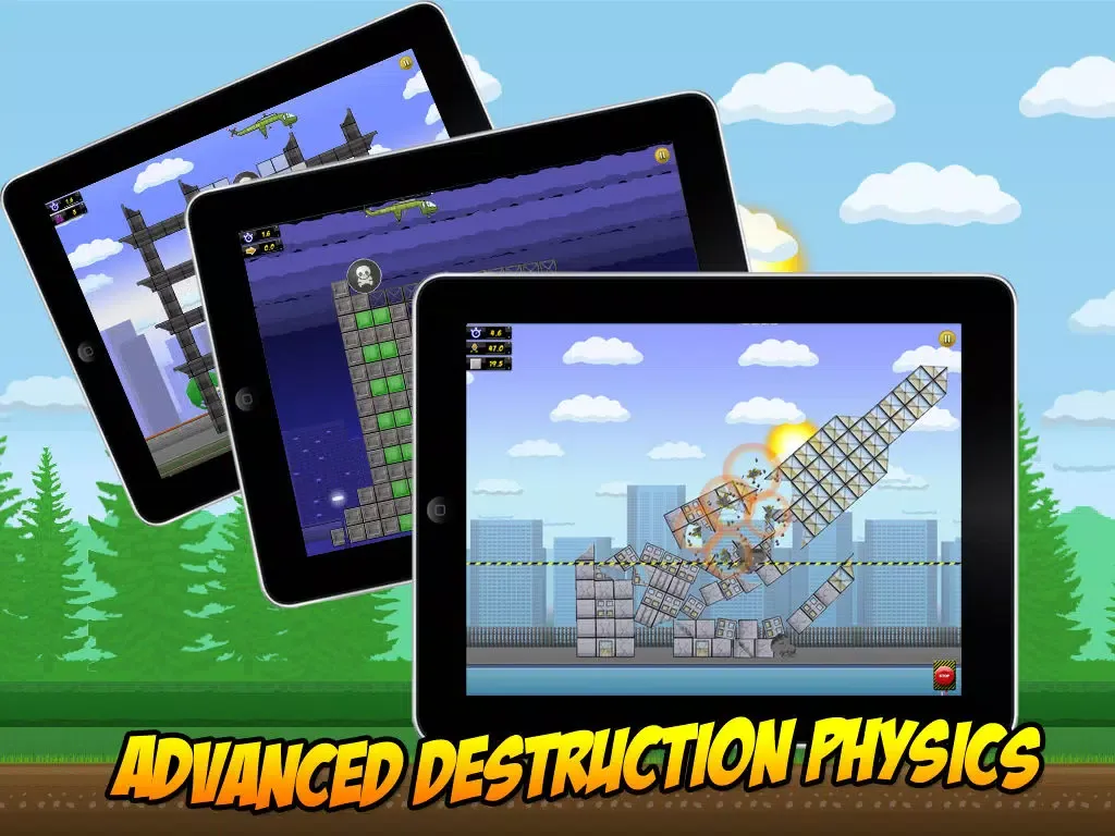 Capturas de tela do Monster Crush - Demolition iPad 