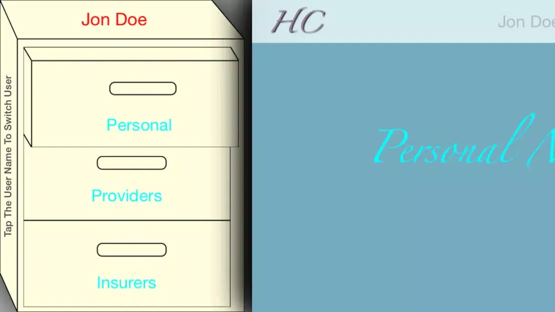 Ảnh chụp màn hình của Health Cabinet