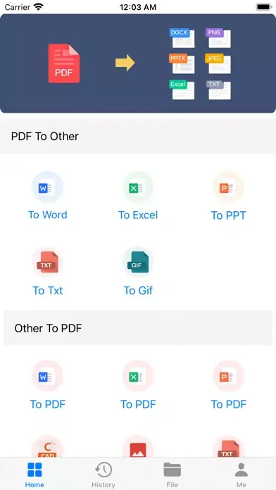 Zrzuty ekranu PDF Converter - Office