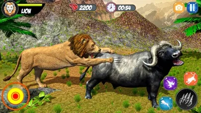 ภาพหน้าจอของ Lion Simulator Safari King 3D