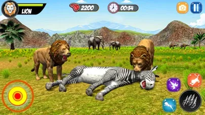 ภาพหน้าจอของ Lion Simulator Safari King 3D