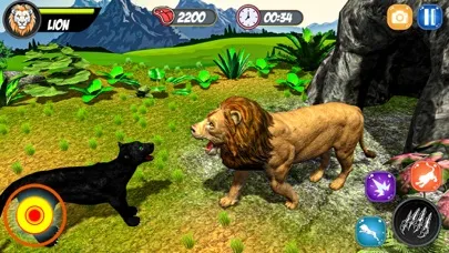 ภาพหน้าจอของ Lion Simulator Safari King 3D