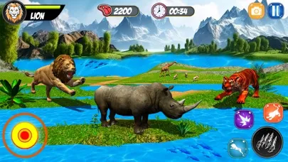 ภาพหน้าจอของ Lion Simulator Safari King 3D