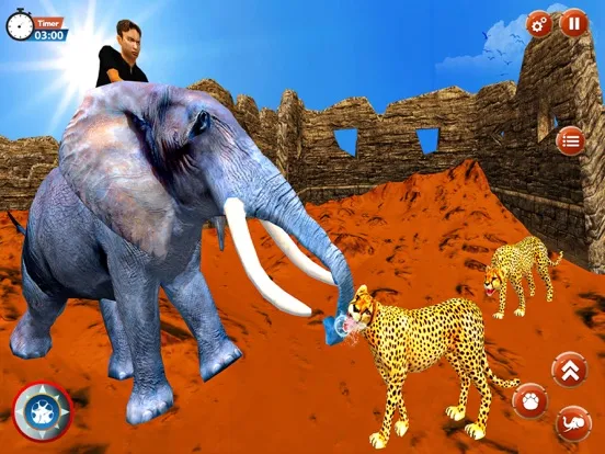 Screenshot di Elephant Rider Simulator Game iPad 